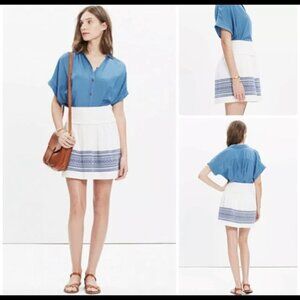 Madewell Skyline Skirt in Cabana Jacquard